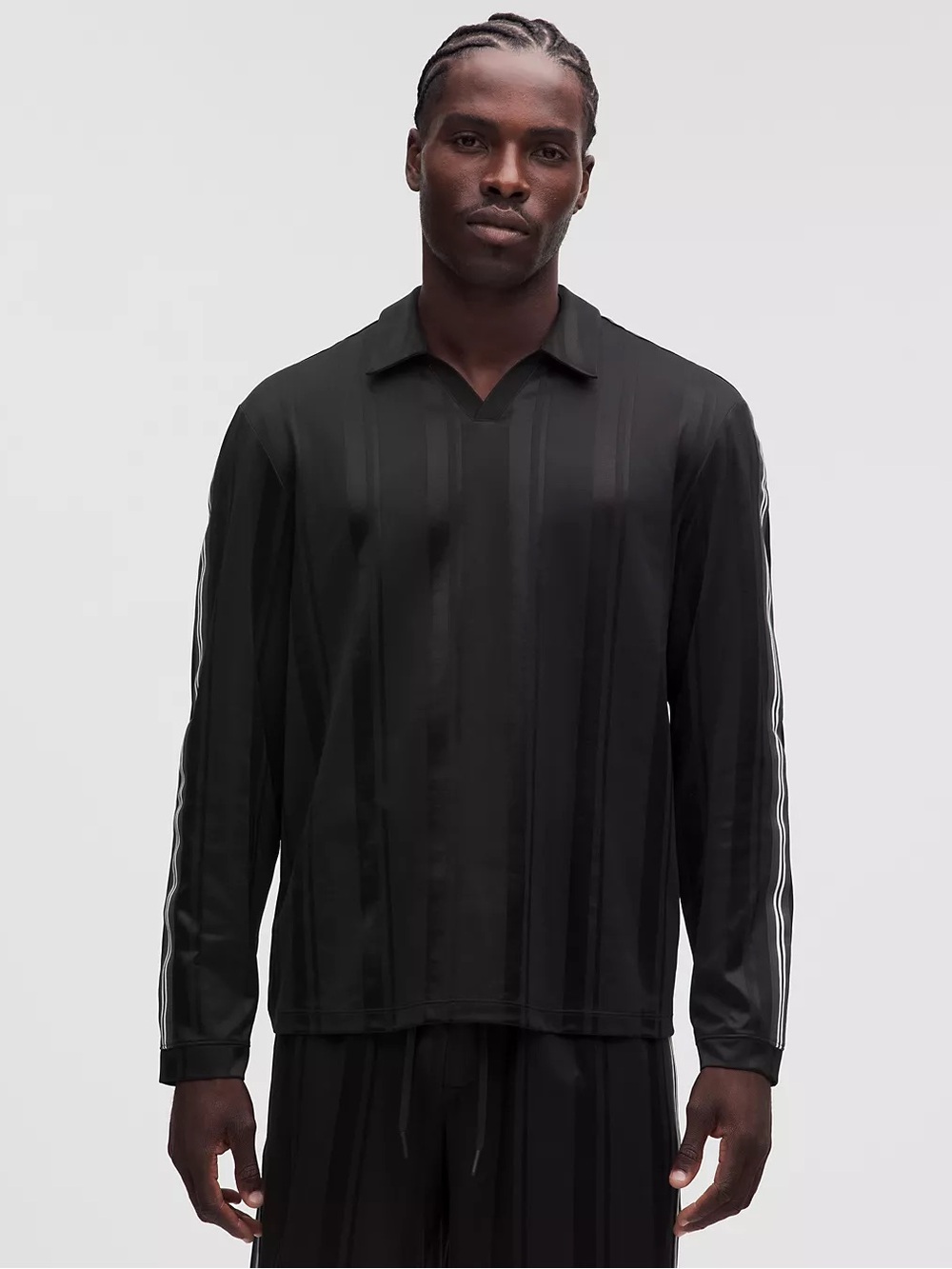 Lululemon Knit Stripe Rugby Shirt